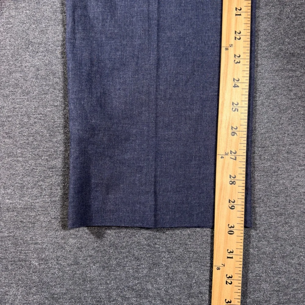 J.Crew Thompson Pants Men 32x30 Blue Tapered Cotton Chino Dress Slacks Casual